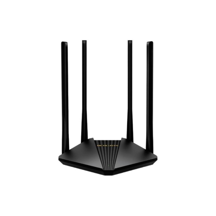 MERCUSYS : AC1200 Dual-Band Wi-Fi Gigabit Router SPEED: 300 Mbps at 2.4 GHz + 867 Mbps at 5 GHz SPEC: 4× Fixed External Ante...