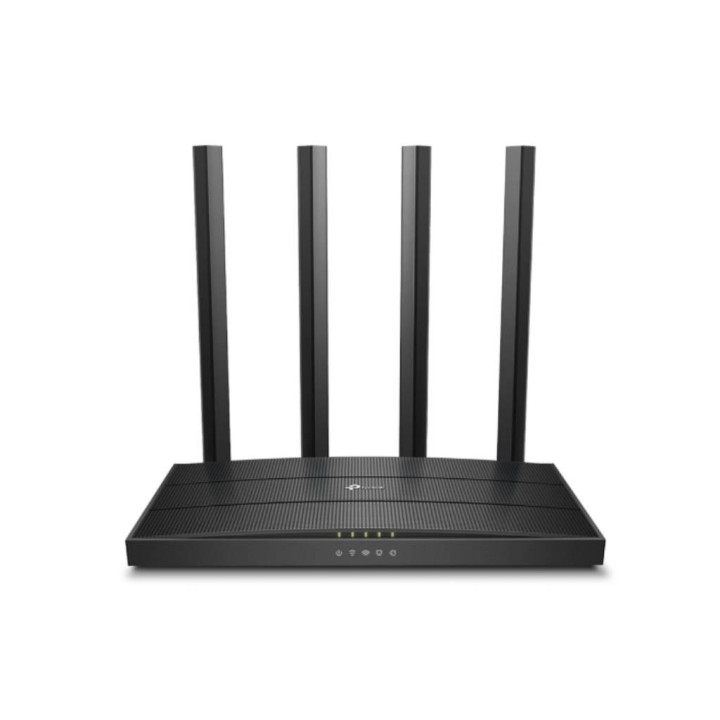 TPLINK : AC1900 Dual-Band Wi-Fi Router SPEED: 600 Mbps at 2.4 GHz + 1300 Mbps at 5 GHz SPEC: 4× Antennas, 1× Gigabit WAN Por...
