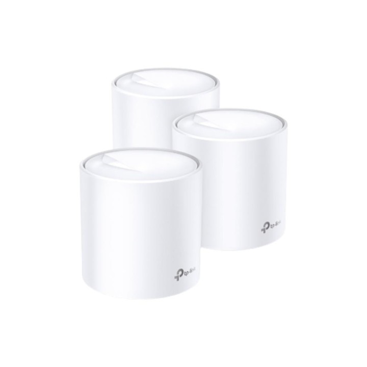 TPLINK : AX1800 Whole Home Mesh Wi-Fi 6 System SPEED: 574 Mbps at 2.4 GHz + 1201 Mbps at 5 GHz SPEC: 4× Internal Antennas, 2...