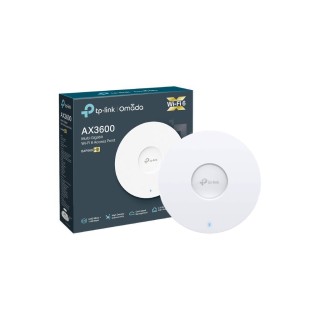 TPLINK : AX3600 Wireless Dual Band Multi-Gigabit Ceiling Mount Access Point, 1× 2.5 Gbps Ethernet Port (supports IEEE802.3at...