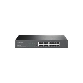 TPLINK : 16-Port Gigabit Easy Smart Switch, 16 10/100/1000Mbps RJ45 ports, MTU/Port/Tag-based VLAN, QoS, IGMP Snooping, 1U 1...