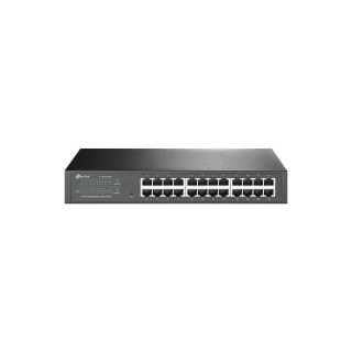 TPLINK : 24-Port Gigabit Easy Smart Switch, 24 10/100/1000Mbps RJ45 ports, MTU/Port/Tag-based VLAN, QoS, IGMP Snooping, 1U 1...