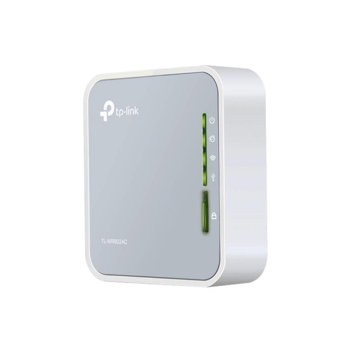 TPLINK : AC750 Mini Pocket Wi-Fi Router SPEED: 433 Mbps at 5 GHz + 300 Mbps at 2.4 GHz SPEC: 3× Internal Antennas, 1× Fast E...