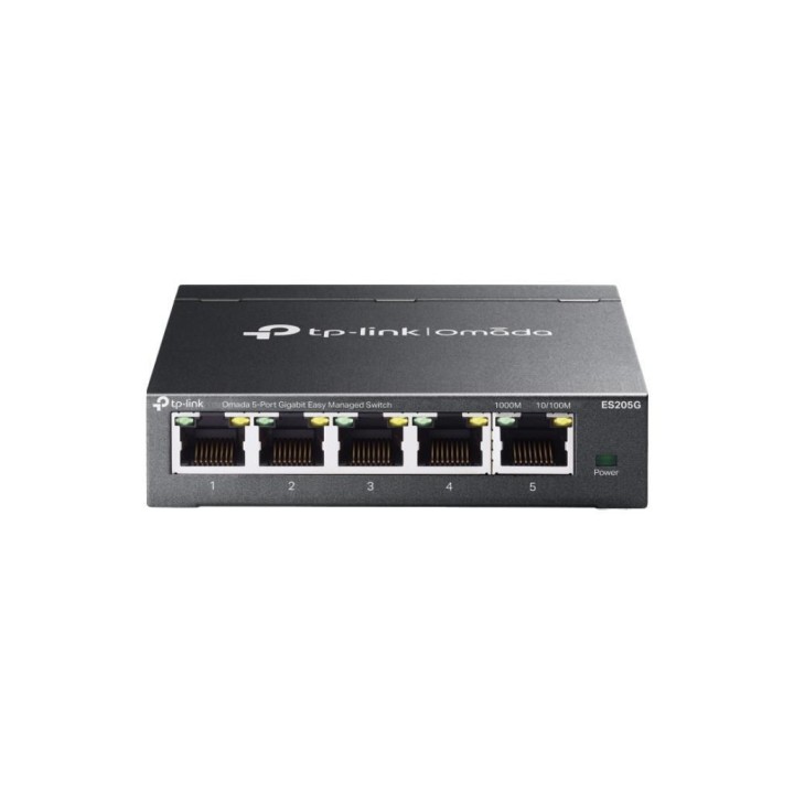TPLINK : Omada 5-Port Gigabit Easy Managed Switch PORT: 5× Gigabit RJ45 Ports SPEC: Desktop Steel Case FEATURE: Integration...