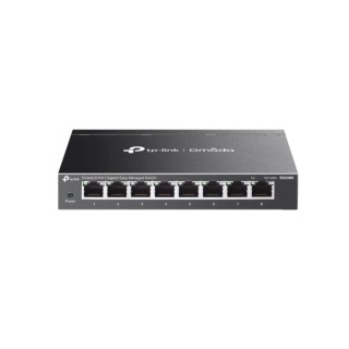 TPLINK : Omada 8-Port Gigabit Easy Managed Switch PORT: 8× Gigabit RJ45 Ports SPEC: Desktop Steel Case and Fanless FEATURE:...
