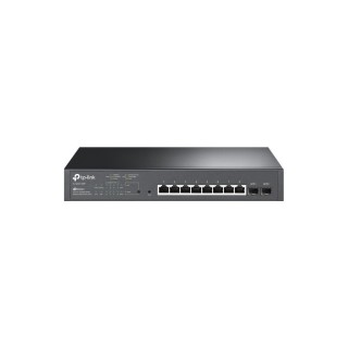 TPLINK : JetStream™ 10-Port Gigabit Smart Switch with 8-Port PoE+ PORT: 8× Gigabit PoE+ Ports, 2× Gigabit SFP Slots SPEC: 80...