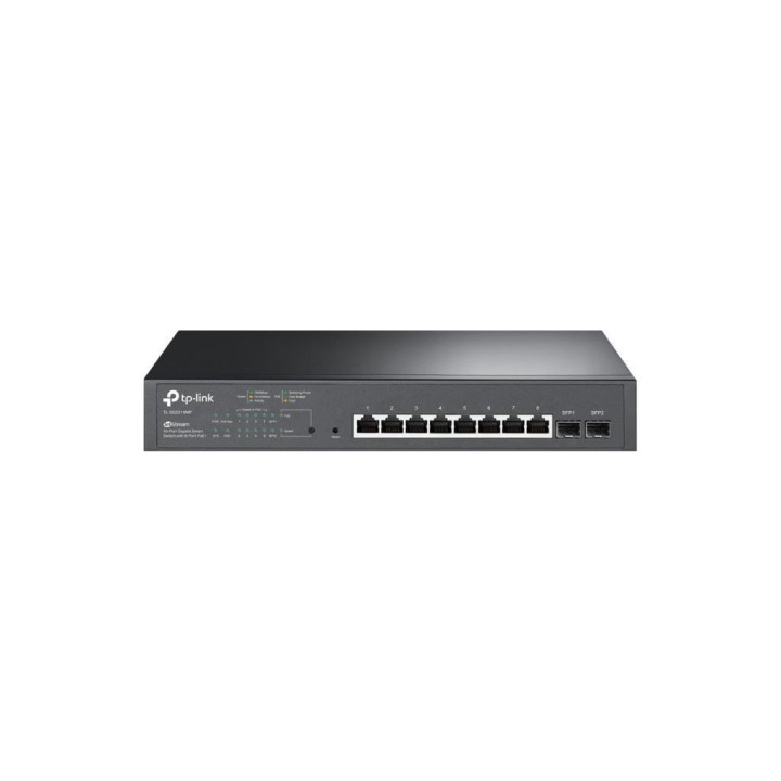 TPLINK : Omada 10-Port PoE+ Gigabit Smart Switch with 2 SFP Slots PORT: 8× Gigabit PoE+ Ports, 2× Gigabit SFP Slots SPEC: 80...