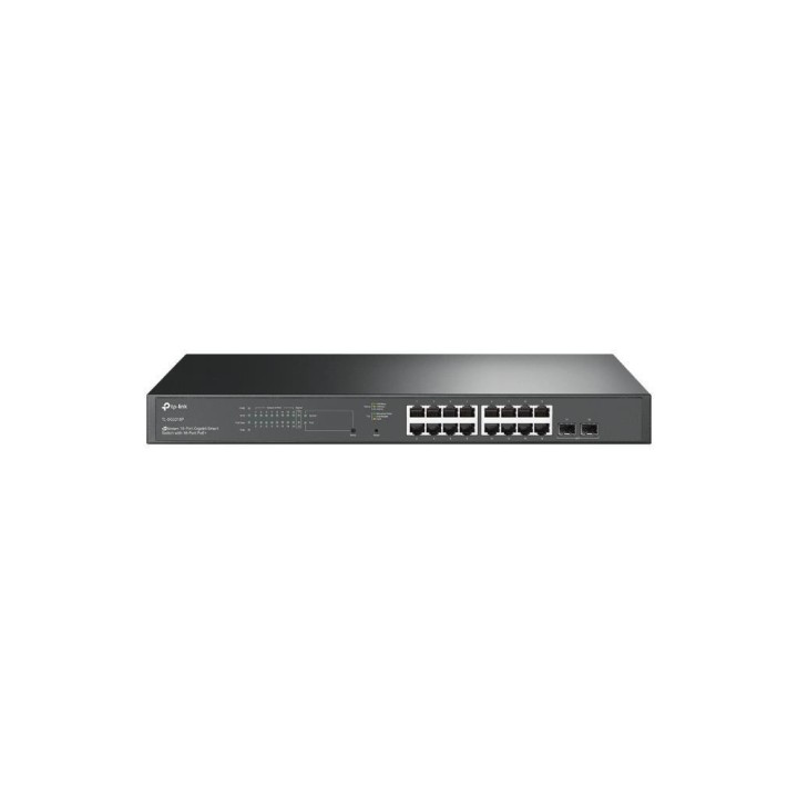 TPLINK : Omada 18-Port PoE+ Gigabit Smart Switch with 2 SFP Slots PORT: 16× Gigabit RJ45 Ports, 2× Gigabit SFP Slots SPEC: 8...