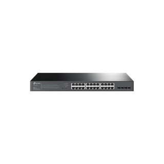 TPLINK : Omada 28-Port PoE+ Gigabit Smart Switch with 4 SFP Slots PORT: 24× Gigabit PoE+ Ports, 4× Gigabit SFP Slots SPEC: 8...