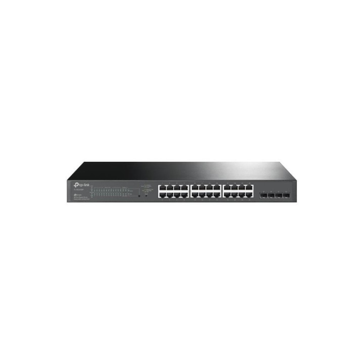 TPLINK : Omada 28-Port PoE+ Gigabit Smart Switch with 4 SFP Slots PORT: 24× Gigabit PoE+ Ports, 4× Gigabit SFP Slots SPEC: 8...