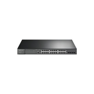 TPLINK : Omada 28-Port PoE+ Gigabit L2+ Managed Switch with 4 SFP Slots PORT: 24× Gigabit PoE+ Ports, 4× Gigabit SFP Slots,...