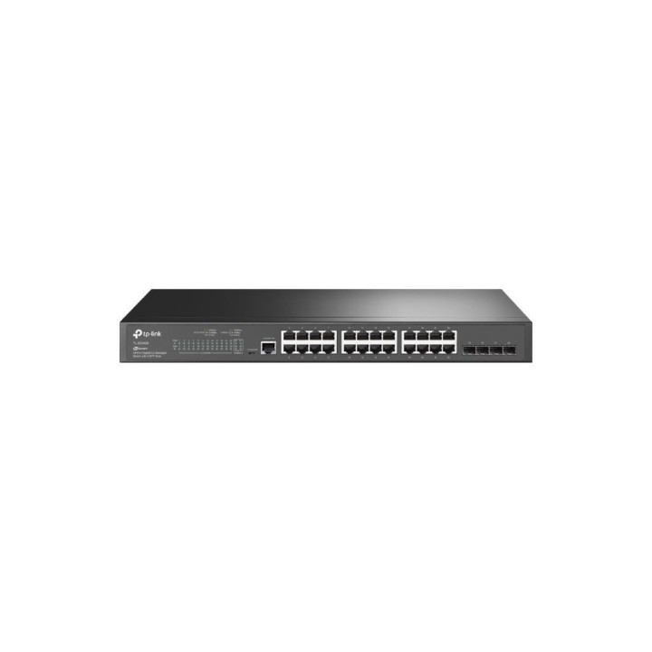 TPLINK : Omada 24-Port Gigabit L2+ Managed Switch with 4 SFP Slots PORT: 24× Gigabit RJ45 Ports, 4× Gigabit SFP Slots, RJ45/...