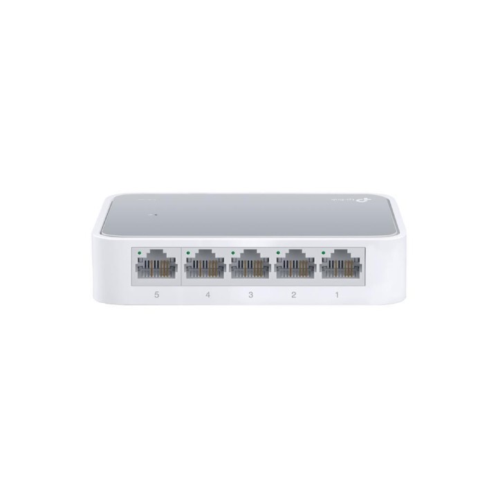 TPLINK : 5-Port 10/100 Mbps Desktop Switch PORT: 5× 10/100 Mbps RJ45 Ports SPEC: Desktop Plastic Case FEATURE: Plug and Play