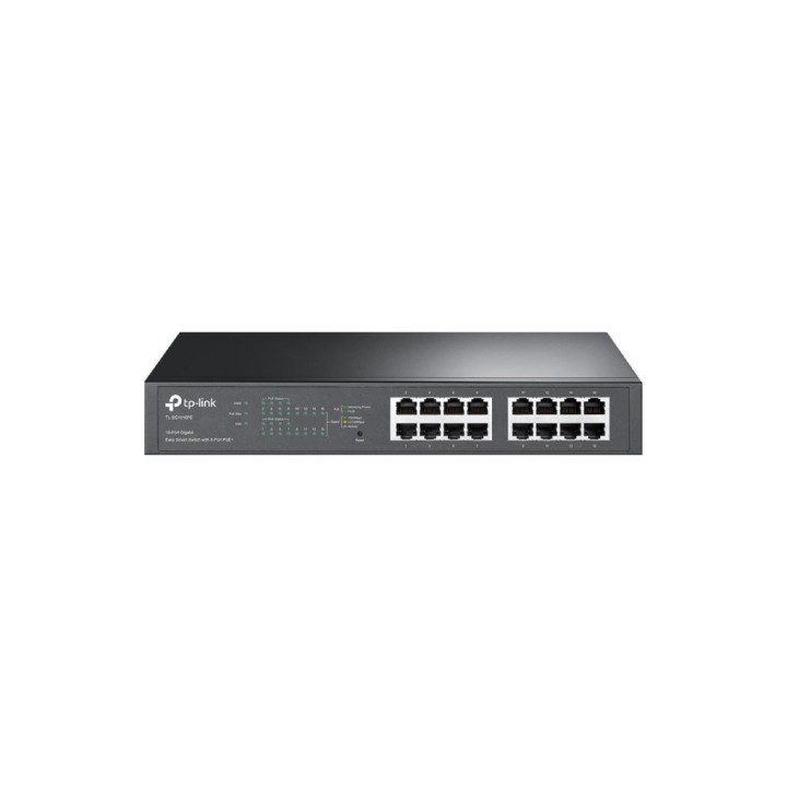 TPLINK : 16-Port Gigabit Easy Smart Switch with 8-Port PoE+ PORT: 8× Gigabit PoE+ Ports, 8× Gigabit Non-PoE Ports SPEC: 802....