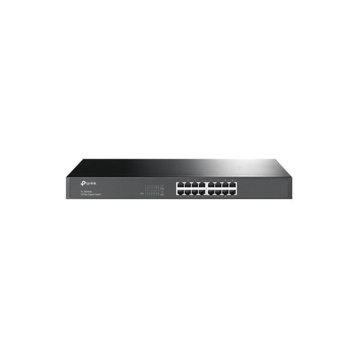 TPLINK : 16-Port Gigabit Switch PORT: 16× Gigabit RJ45 Ports SPEC: 1U 19-inch Rack-mountable Steel Case FEATURE: Plug and Pl...