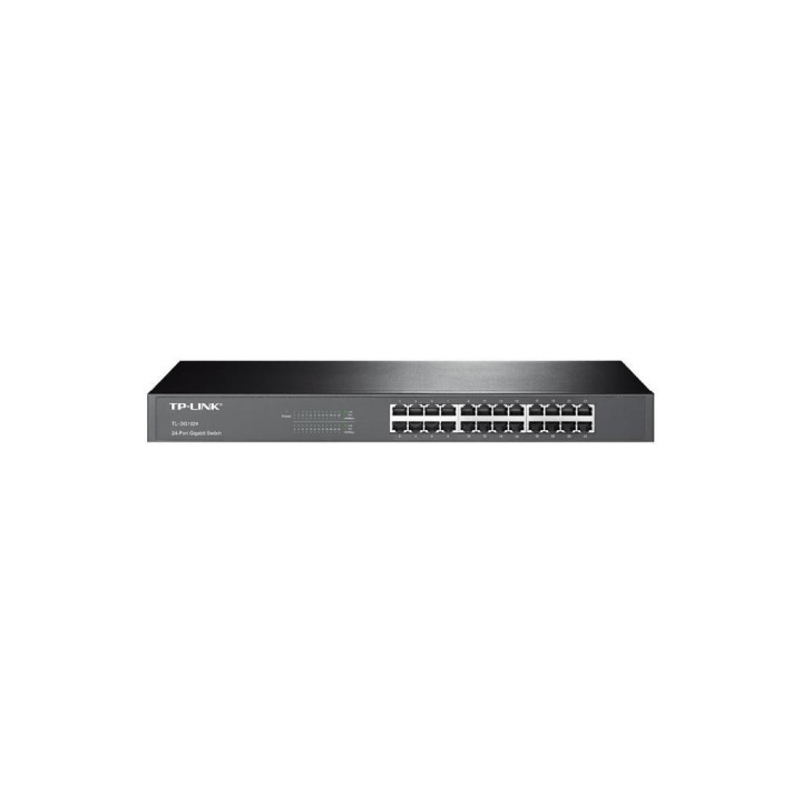 TPLINK : 24-Port Gigabit Switch PORT: 24× Gigabit RJ45 Ports SPEC: 1U 19-inch Rack-mountable Steel Case FEATURE: Plug and Pl...