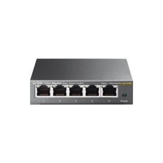 TPLINK : 5-Port Gigabit Easy Smart Switch PORT: 5× Gigabit RJ45 Ports SPEC: Desktop Steel Case FEATURE: MTU/Port/Tag-based V...