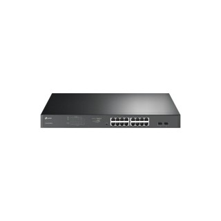 TPLINK : 18-Port Gigabit Easy Smart Switch with 16-Port PoE+ PORT: 16× Gigabit PoE+ Ports, 2× Gigabit Non-PoE Ports, 2× Comb...