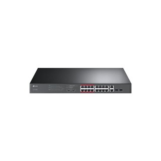 TPLINK : 16-Port 10/100Mbps + 2-Port Gigabit Unmanaged PoE Switch 16 PoE+ 10/100Mbps RJ45 ports, 2 Gigabit RJ45 ports and 2...