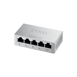 ZYXEL : 5-port GbE, Unmanaged Switch Metal Case, 3-Level QoS Port