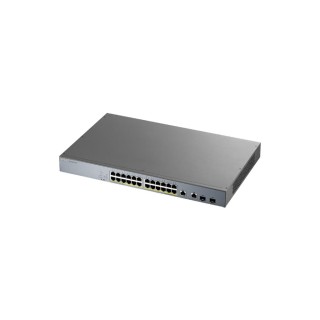 ZYXEL : 26-port - 24x1G + 2xCombo, Power budget 375W