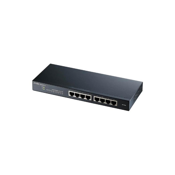 ZYXEL : 8-port GbE L2 Smart Managed Switch, desktop, fanless