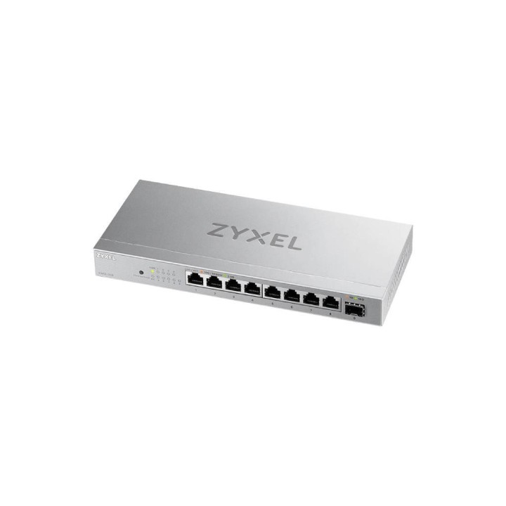 ZYXEL : Unmanaged Multi-Gigabit Switch, 8-port 100M/1G/2.5G PoE++ (802.3bt) + 1-port 10G SFP+, Power budget 100W