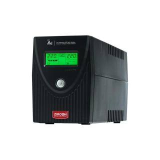 ZIRCON : Zircon Line Interactive UPS/ A.i./ 1000VA/630W/ Eco Design 12V9AH (Tower type)