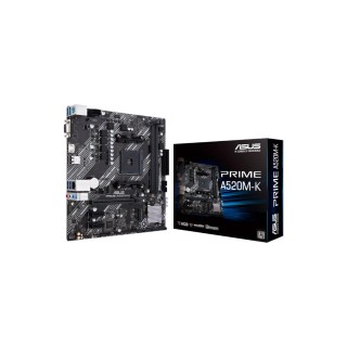 ASUS : AMD A520 (Ryzen AM4) micro ATX motherboard with M.2 support, 1 Gb Ethernet, HDMI/D-Sub, SATA 6 Gbps, USB 3.2 Gen 1 Ty...