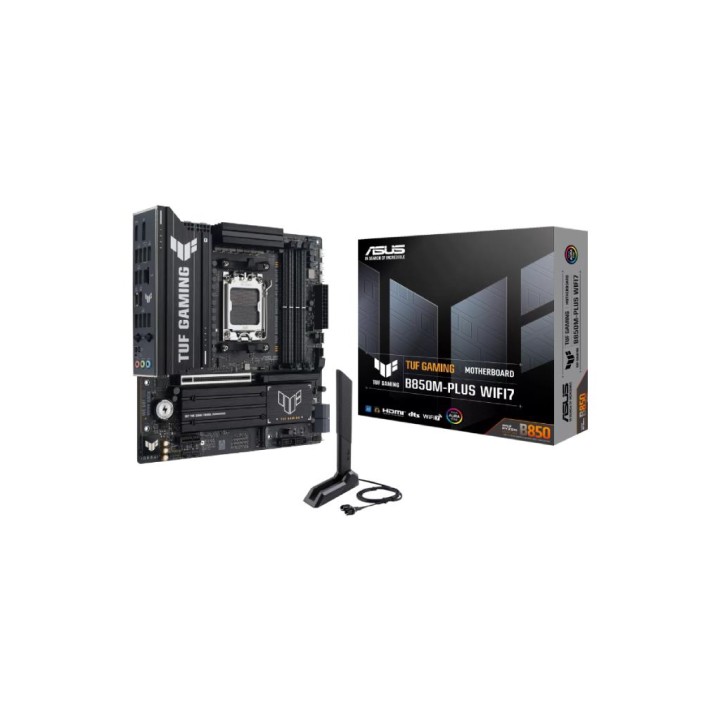 ASUS : AMD Socket AM5, Ryzen™ Ryzen™ 9000 & 8000 & 7000 Series, 4 x DIMM slots, Wi-Fi 7